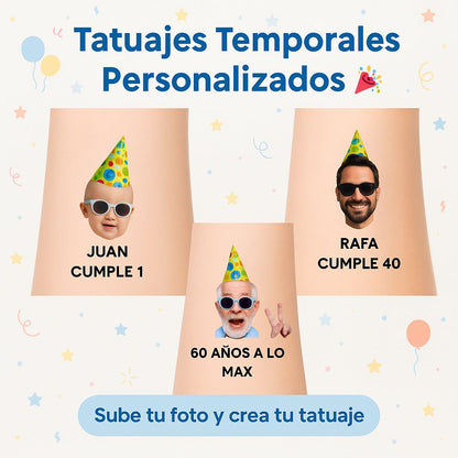 Tatuaje temporal personalizado.